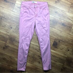 Old Navy Pink Dusty Rose Rockstar Super Skinny High Rise Pants